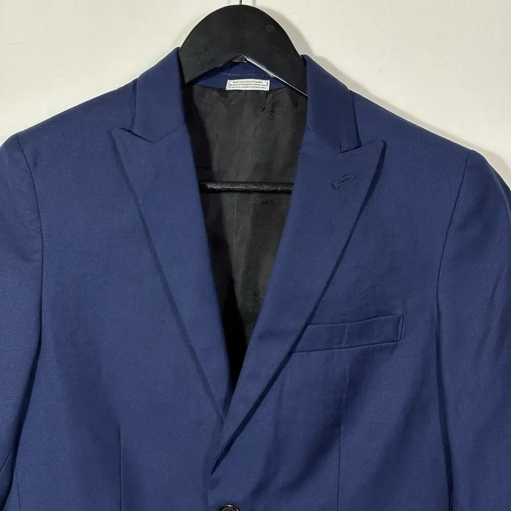 Calvin Klein Blue Infinite Stretch Blazer, Sports Jacket Boy’s Size 14 NEW